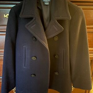 Kids Ralph Lauren Black Peacoat Coat Sz. 10/12